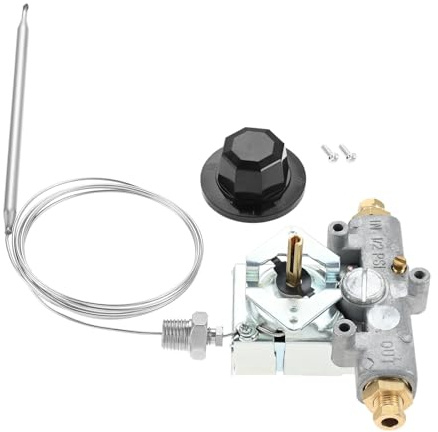 Thermostat for friteuse à gaz (200-400 °F) - Boîtier de rangement 1/4 MPT Compatible avec P5047588 GSA60301800 4290-006