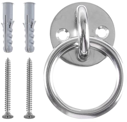 Edelstahl Yoga Fixierplatte Deckenanker für Schlingentrainer und Ringe