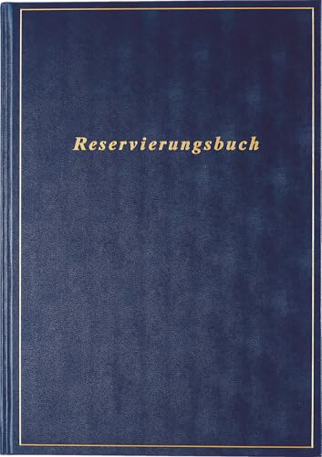 rido/idé Reservierungsbuch Premium 2027 | A4, Kunststoff, dunkelblau
