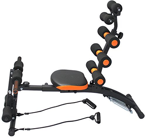 YELLOO Total Core - Panca Multifunzione Palestra Casa, Attrezzi Palestra casa Uomo Donna Total Body per Addominali, Gambe, Braccia, Petto, Glutei, FItness Attrezzi Casa con Scheda Esercizi (AB8550)