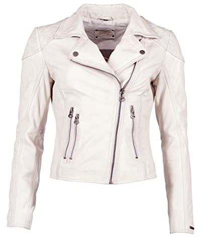 Maze Damen Lederjacke Ibiza Offwhite XL