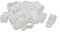 sourcing map 20pcs Nylon R Typ 1/2 13,2mm Kabelklemme Draht Clip Kabelband Verschluss weiß de