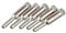 sourcingmap 5PCS 11mm Diamond Coated Hole Saw Drill Bits for Glass Ceramic Tile Marble Rock Porcelain Bottles Pots Brick