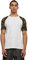 Urban Classics Herren Raglan Contrast Tee – Slim Fit T-Shirt mit Kontrastärmeln, Rundhalsausschnitt, sportlicher Look, weicher Baumwollmix, Basic Style,Wht/Woodcamo,M