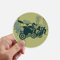 DIYthinker Drum Musik Muster Graffiti-Straßen-Aufkleber 10Cm Wand Koffer Laptop Motobike Aufkleber 8Pcs Diameter 10Cm Mehrfarbig
