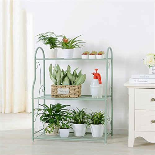 Blumentreppe Pflanzenregal Pflanzentreppe Blumenständer - Metall Pflanzen Stände - Innen / Außen / Garten / Balkon / Wohnzimmer Leiter Pflanze Blumentopf Regal Regale-Multi-Layer Stehregal Bonsai Disp