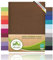 leevitex® Spannbettlaken 140x200cm - 160x200 cm | Spannbetttuch Bettlaken | 100% Jersey Baumwolle | Matratzenhöhe bis 25 cm | Öko-Tex | Schokobraun