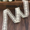 DAHI Spitzenband beige 26 Meter Baumwolle Dekoband -2cm Vintage Spitzenborte Häkel-Borte für Basteln Nähen Hochzeit Deko Scrapbooking Geschenkbox (2cm/26meter beige)