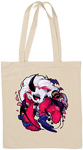 Cartoon Devil Come On Einkaufstasche aus natürlicher Baumwolle
