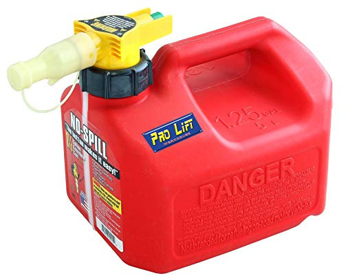 Pro-Lift-Werkzeuge NO Spill Benzinkanister 5 Liter: Benzin Diesel Gemisch Schnelltanksystem Einfüllsystem