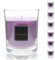 Besch Velas Aromaticas de Lavanda Spa Juego de 6 piezas en Vaso de Vidrio 80x80mm, 125gr - Vela Devorativa con Perfume. (Lavanda Spa)