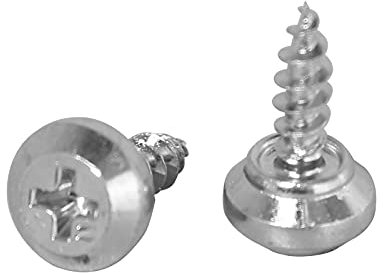 DIWARO® Nippelschraube 4,2mm x 12mm für Kunststoff Rolladen-Führungsschiene. Passend für Profile von Rehau, Tyhssen, Gromatic und Exte | Rolllade, Jalousie, Rollo (50 Stück)