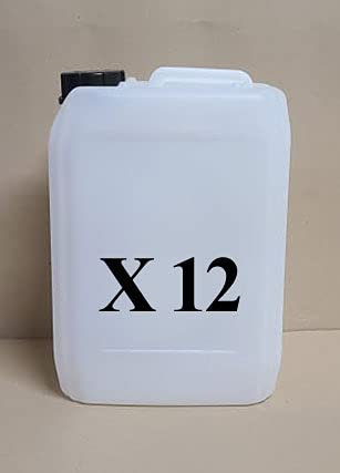 Bidon 10 litres naturel (avec bouchon noir) Gerbable de Sotralentz, Contenant pour liquides, Polyéthylène haute densité, Naturel