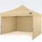 BRIMO Faltzelt 100% Wasserdicht mit 3 Seitenteilen - 5 Jahre Garantie (3x3 m, Beige)