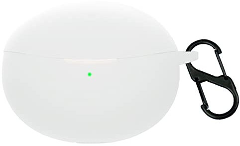 GIOPUEY Cilicone Case per Oppo Enco Air 2 PRO, Oppo Enco Air 2 PRO Custodia, Ultrasottile, Resistente ai Graffi, Oppo Enco Air 2 PRO Cover - Bianco