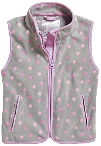 Playshoes Fleece Weste Unisex Kinder Outdoor-Oberteil, Punkte, 128