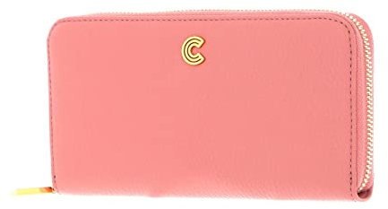 Coccinelle Leder Geldbörse Myrine Zip Around Wallet Camelia rosa