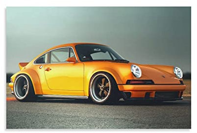 KYNA Vintage Supercar Poster für Porsche Singer 911 Sportrs Auto Poster Dekorative Malerei Leinwand Wandposter und Kunstbild Druck Moderne Familie Schlafzimmer Dekor Poster 30 x 45 cm