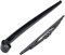 HBZYD Heckscheibe Scheibenwischer Arm & Blatt,Passt für Audi A6 4F C6 2005-2011 5 Hinten Wischerarm Scheibenwischer Set