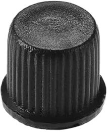 X AUTOHAUX 1 Pcs ID 0.39 Air Conditioner Valve Caps for Car AC System Black