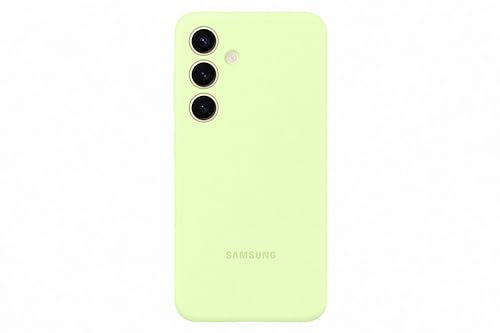 Samsung Silicone Case cover morbida colorata per Galaxy S24, Light Green