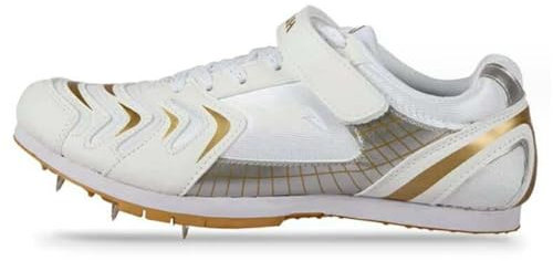 Leichtathletik Spikes Carbon Platte Leichtathletik Sprint Spikes Sneaker Professional High Springback Dash Race Training Sportschuhe(beige,10/43)