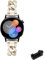 KUWAI Damen Armband für Huawei Watch GT3 42mm, Metall Edelstahl Armbänder mit Frauen Armband für Huawei Watch GT3 42mm (D)