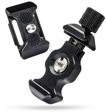 Snaptools nutools Mini-Schnellwechselklemme mit Kameraplatte (24mm), Arca-Swiss kompatibel, perfekt für Sony Alpha 6..., Fuji, Insta360, usw.