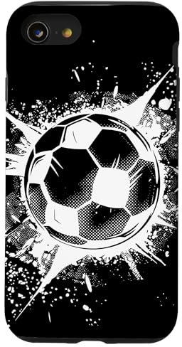 Soccer Ball Splash Football Pitch Case for iPhone SE (2020) / 7 / 8