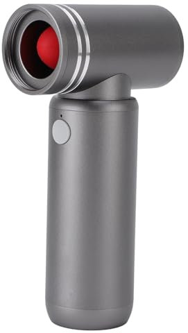 Electric Air Duster, 110000RPM High Speed Turbo Motor Jet Dry Blower, 4 Gears Speed Adjustment, Aluminum Alloy Cordless Portable Jet Fan for Outdoor Camping BBQ