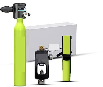 Mini Bouteille de plongée, Respirateur d'urgence sous-Marin Portable De 0,5 L, Ensemble Complet De Bouteilles De Gaz De Rechange, Fournitures Et Équipement De Plongée, 510 À 15 Minutes De Respiration