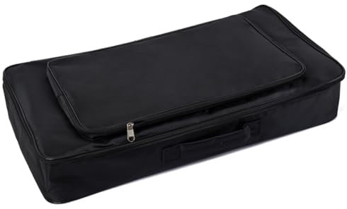 ULDIGI Effector Stand Storage Bag Carry Case for Guitar Effect Pedalboard Black Portable Pouch for Pedalboard Storage