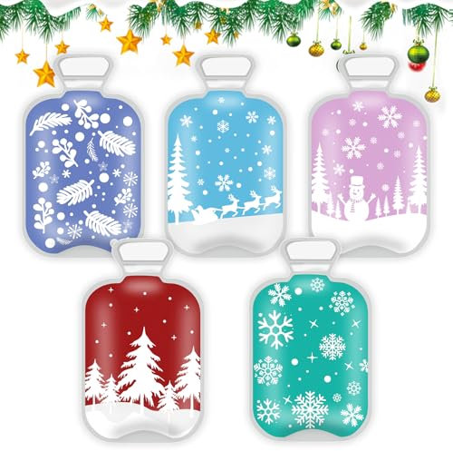 Zkaoai Handwärmer, 5 Stück Mini Taschenwärmer Wiederverwendbar, Handwärmer zum Knicken, Handwärmer Weihnachten, Handwärmer Kinder, Taschenwärmer Knicken, Wärmepads zum Knicken, Wärmekissen