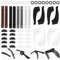 26 Paar Brillen Ohrpolster Silikon Antirutsch Brillenhalter Brille Nasenpads Antirutsch Silikon Nasenpads Weiche Brillen Antirutsch Halter Brille Antirutsch für Brillen Sonnenbrillen Lesebrille