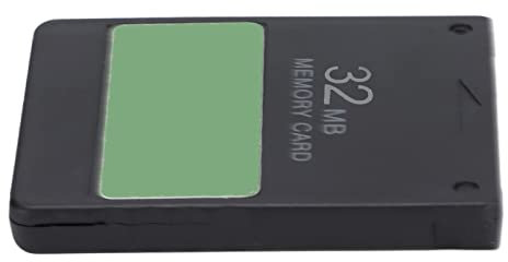 Rankomu Game Memory Card FMCB Memory Card 32MB for PlayStation Slim SPCH-7/9xxxx Series Game Console, Portable Game Data Storage Card