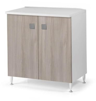 Mueble bajo fregadero con puertas color olmo 80x50x87H cm - Tailo