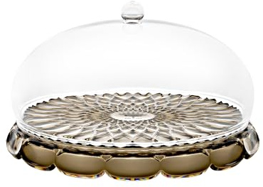 Guzzini - Vanity, Set tortiera, fumo, in Bio-based SAN e Bio-based SMMA - TERRA