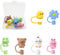 6 Pcs Straw Caps Cute Reusable Straw Topper 10mm Reusable Straw Tips Lids Dust-Proof Topper