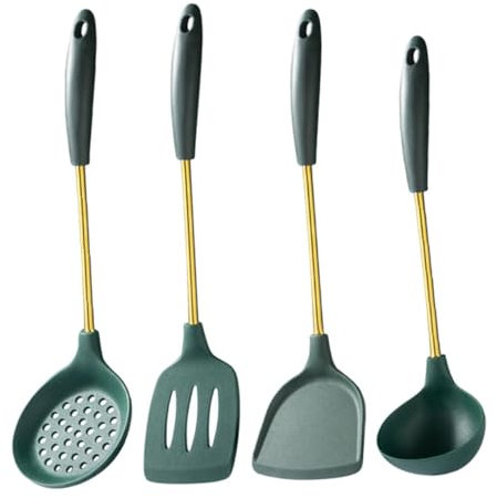 CIYODO Utensilios De Cocina Prácticos y Duraderos Set De 3 Piezas Ergonómico y Colgador