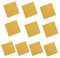 SHINEOFI 10 Stück Wandaufkleber Wanddekoration für Zuhause Quadratische Spiegelfolie Selbstklebend für Fliesen Wände Türen Goldfarben