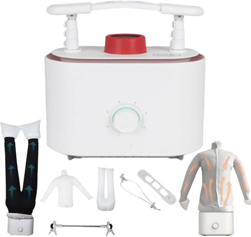 Scanovus Automatic Ironing Machine,Portable Automatic Hot Air Dryer & Iron for Shirts & Pants,Smart Hands-Free Garment Steamers Wrinkle Remover,1100W Removing Stubborn Wrinkles and Creases