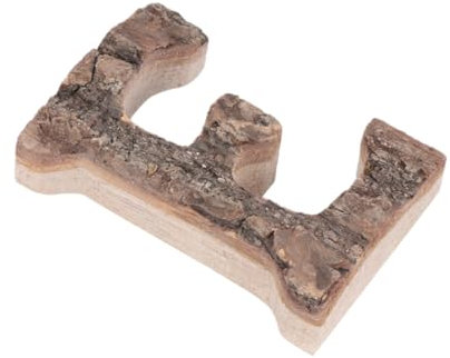 jojofuny Natural Tree Bark Letter e Decor Ornament Wooden Home Decor Retro English Letters Craft