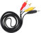 CHICAMPERA 2Pcs Audio Video Cable to Plated Stereo Aux Cord for Tv Amplifier and Home Cinema Systems Durable and Design