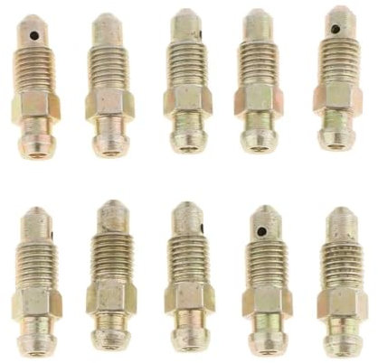 Brake Caliper 10 Pieces M8x1mm Motorcycle Car Brake Bleeder Nipple Caliper Bleed Screws Brake Callipers & Parts