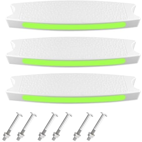 Escalera de piscina, repuesto para escalera de piscina con tiras reflectantes, nivel de repuesto para peldaños rectos para piscina, nivel de repuesto para escalones de piscina, antideslizante para