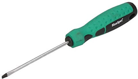 3.0mm x 75mm Slotted Flat Headed Screwdriver with Magnetic Tip Rubber Handle
