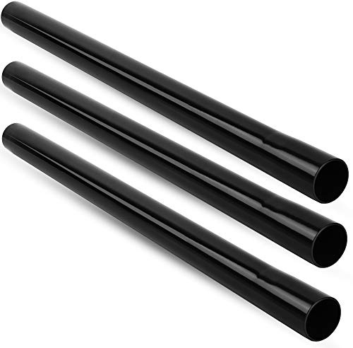 ALL PARTS ETC. 1.25 Inch Vacuum Extension Wands, 32mm Vacuum Accessories & Attachments | 15.75 Extension Wand Vacuum Pipe Tubes for Shop Vac, Wet/Dry Vacuums, and More| with 1-1/4 Fitting (3 Pack)