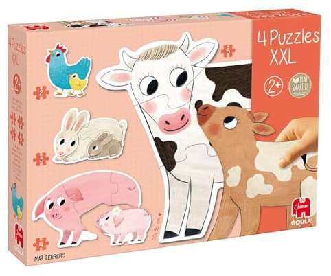 GOULA 4 XXL-Puzzle Tiermütter und ihre Babys