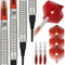 Unicorn Core XL Striker Dartpfeile mit weicher Spitze, rot, 23 g