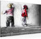 Runa Art Bild Kinder Graffiti Modern Wandbilder Babyzimmer Spielzimmer 1 Teilig - Made In Germany - Streetart Bunt Flur 039215c